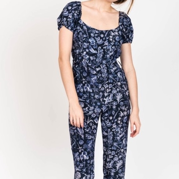 Samantha Pleet Botanical Print Jumpsuit - Picture 4 of 6